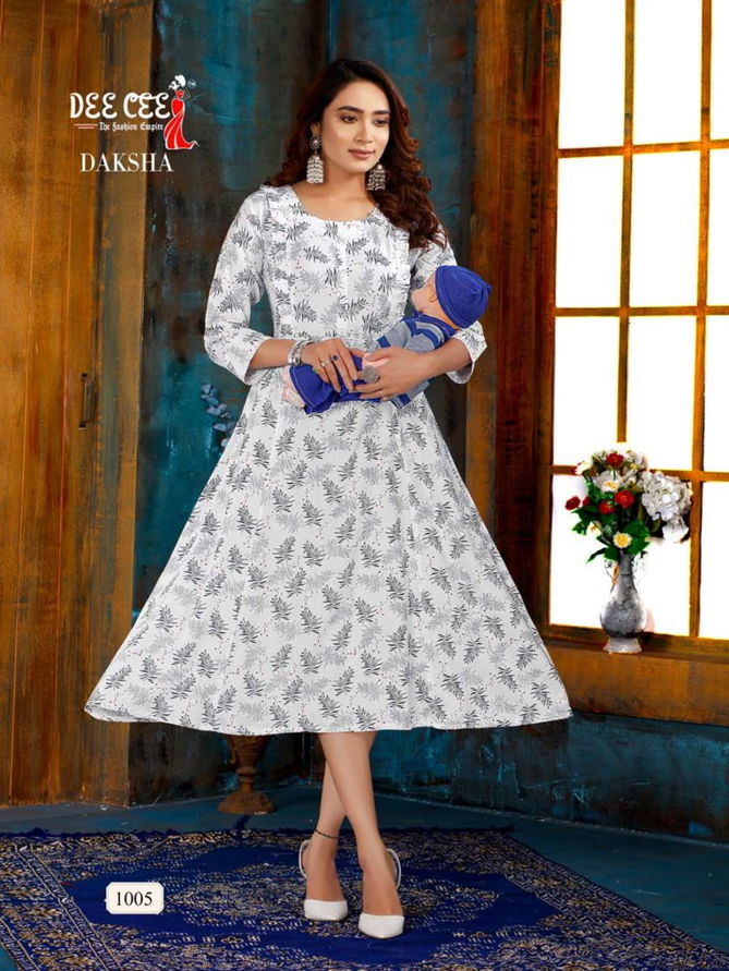 DeeCee Kurti Daksha Regular Wear Designer Wholesale Anarkali Kurtis
